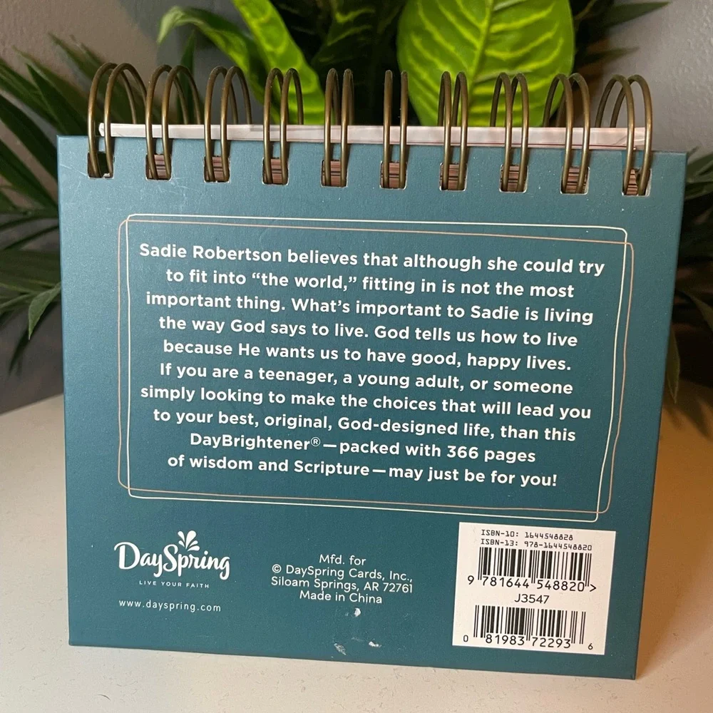 Inspirational Desktop Flip Calendar-for any year! Religious Christian Calendar